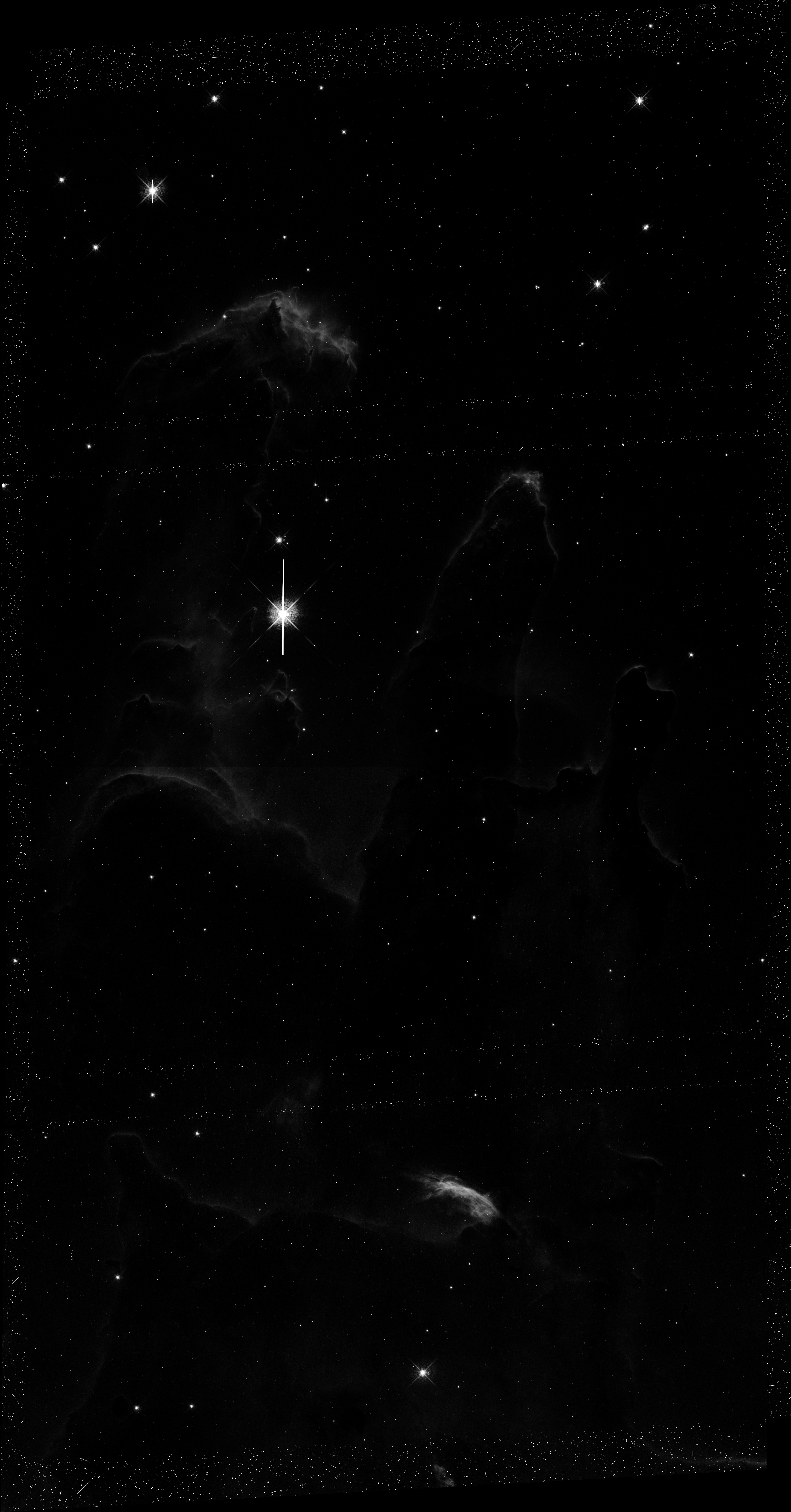 Uncleaned Pillars of Creation