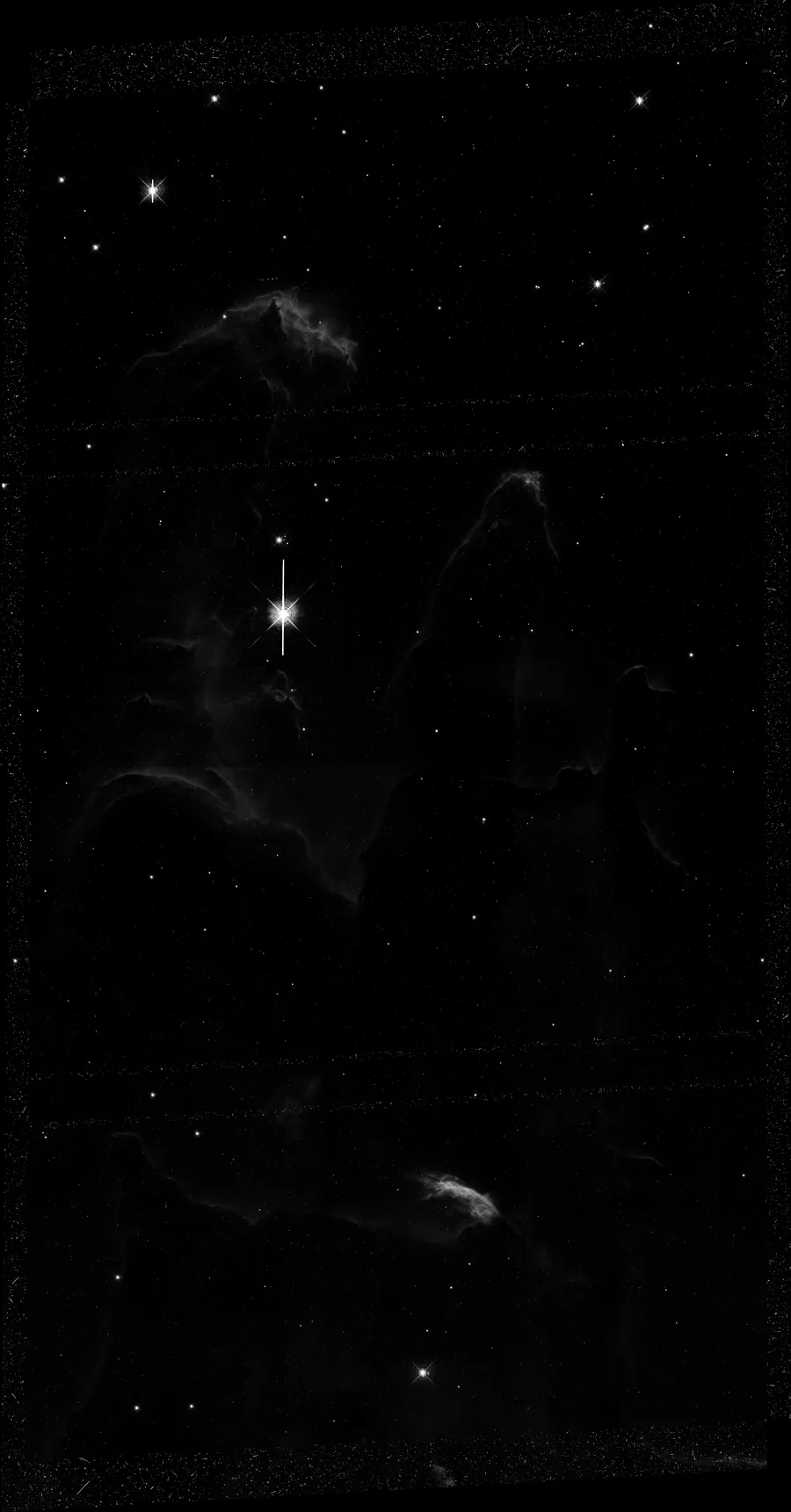 Uncleaned Pillars of Creation